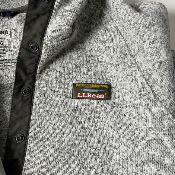 L.L.Bean Hooded Sweater Fleece Pullover XS - Picture 4 of 13